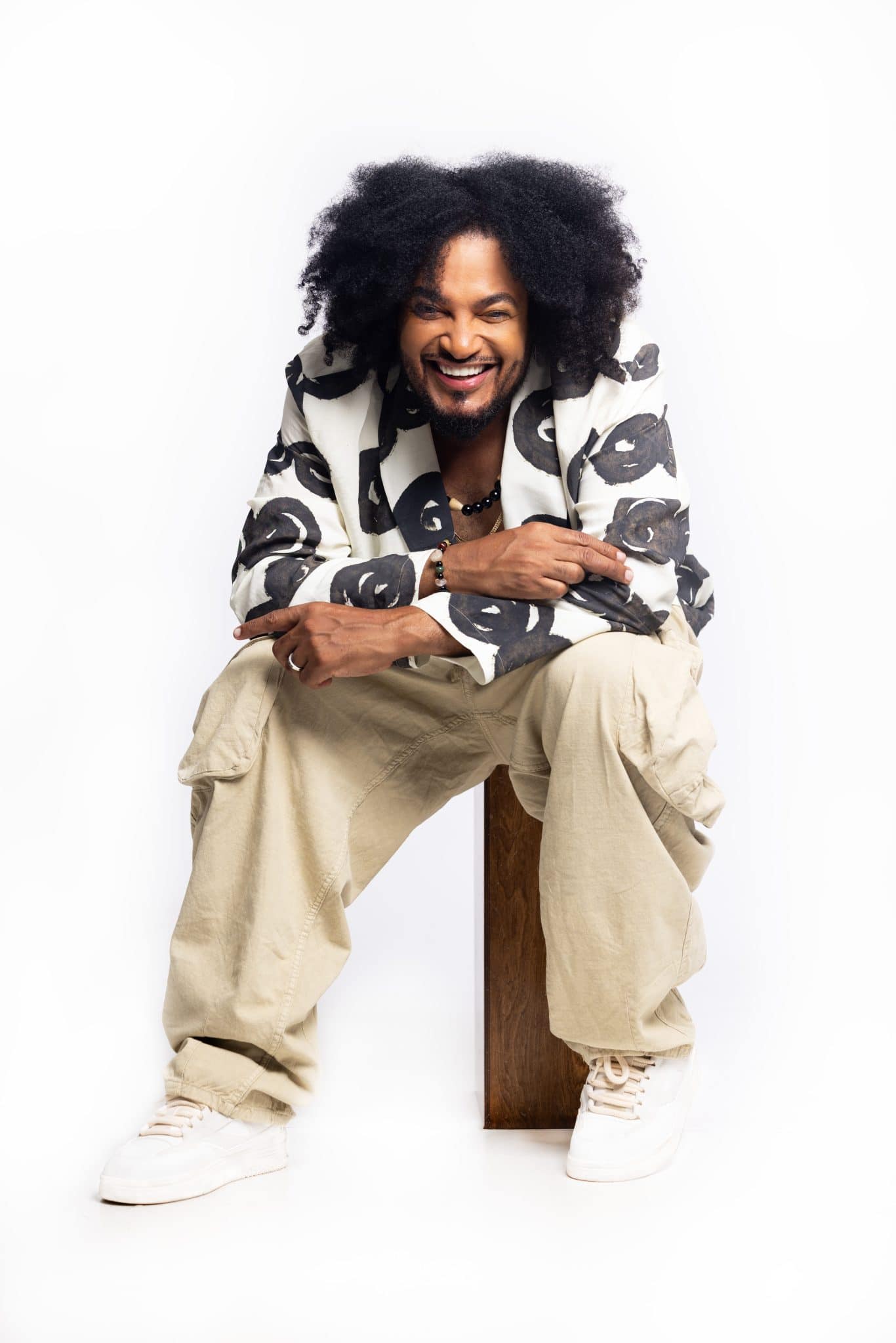 Georges Alan Cave, the King of Kompa Love, in an intimate stage portrait
